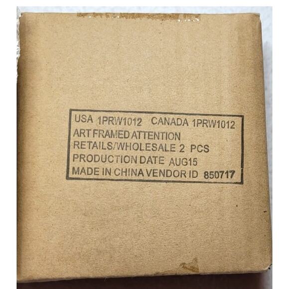 Hallmark Attention Framed Art 6 Pc Lot Pink Frame Wine Drinking Saying Quote - Picture 6 of 7